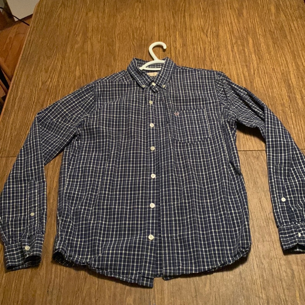 Dark Plaid Striped shirt